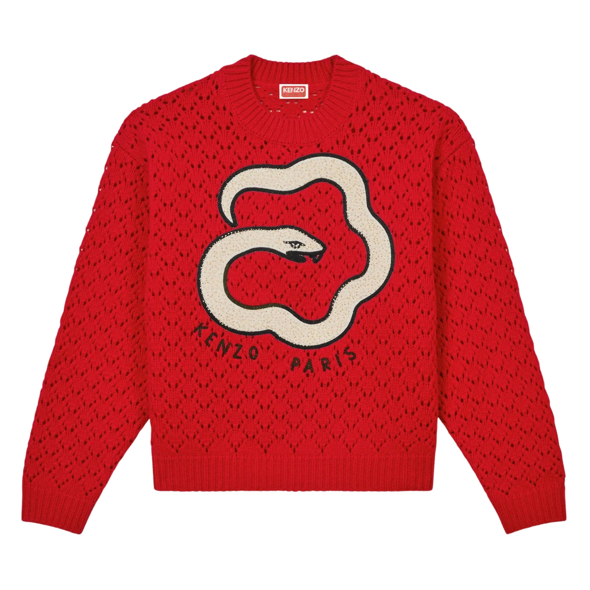 Kenzo Sweater Snake Red