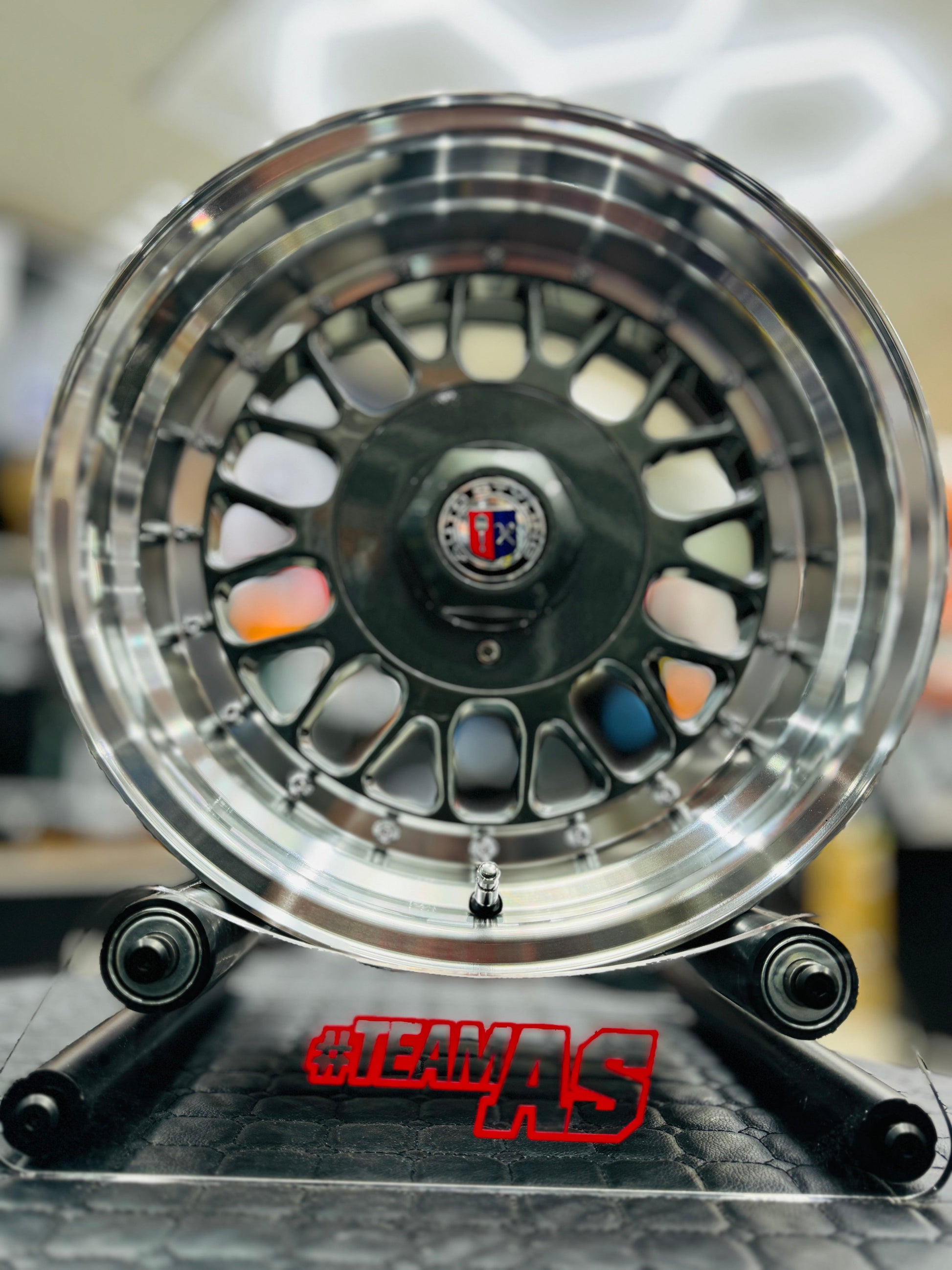 15” AS- 7489 4/100 4/108 gunmetal wheels