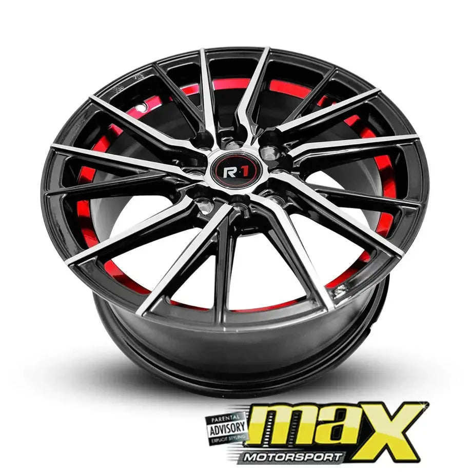 15 Inch Mag Wheel - MX206-RD Wheels (4x100/ 4x114.3 PCD)