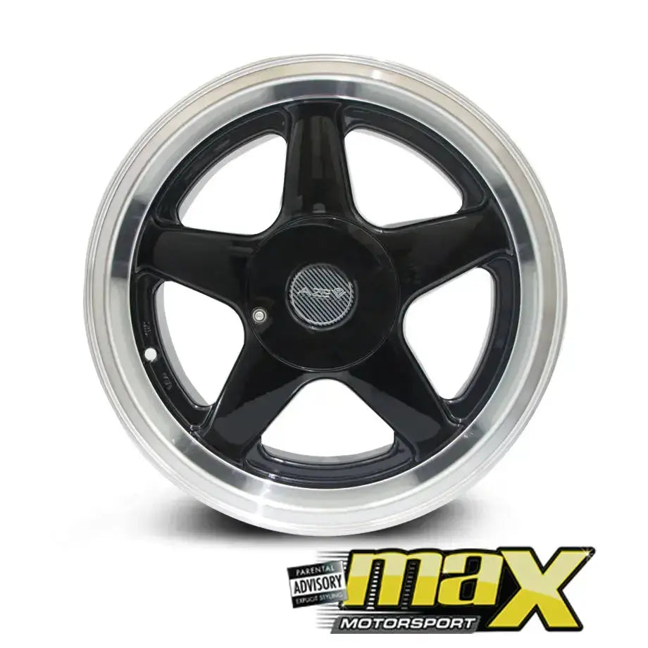 15 Inch Mag Wheel - MX566-K AZEV Replica Wheels  - (4x100 / 4x108 PCD)