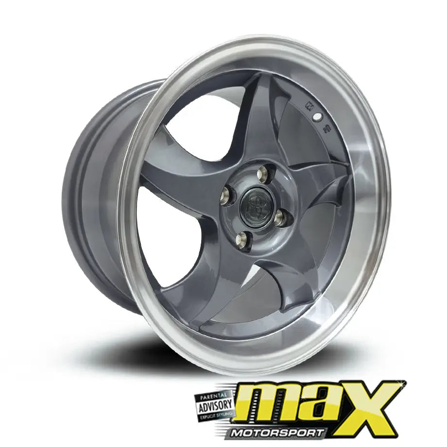 15 Inch Mag Wheel – MX5056 Toyota RXI Blade Deep Dish Wheel - 4x100 PCD