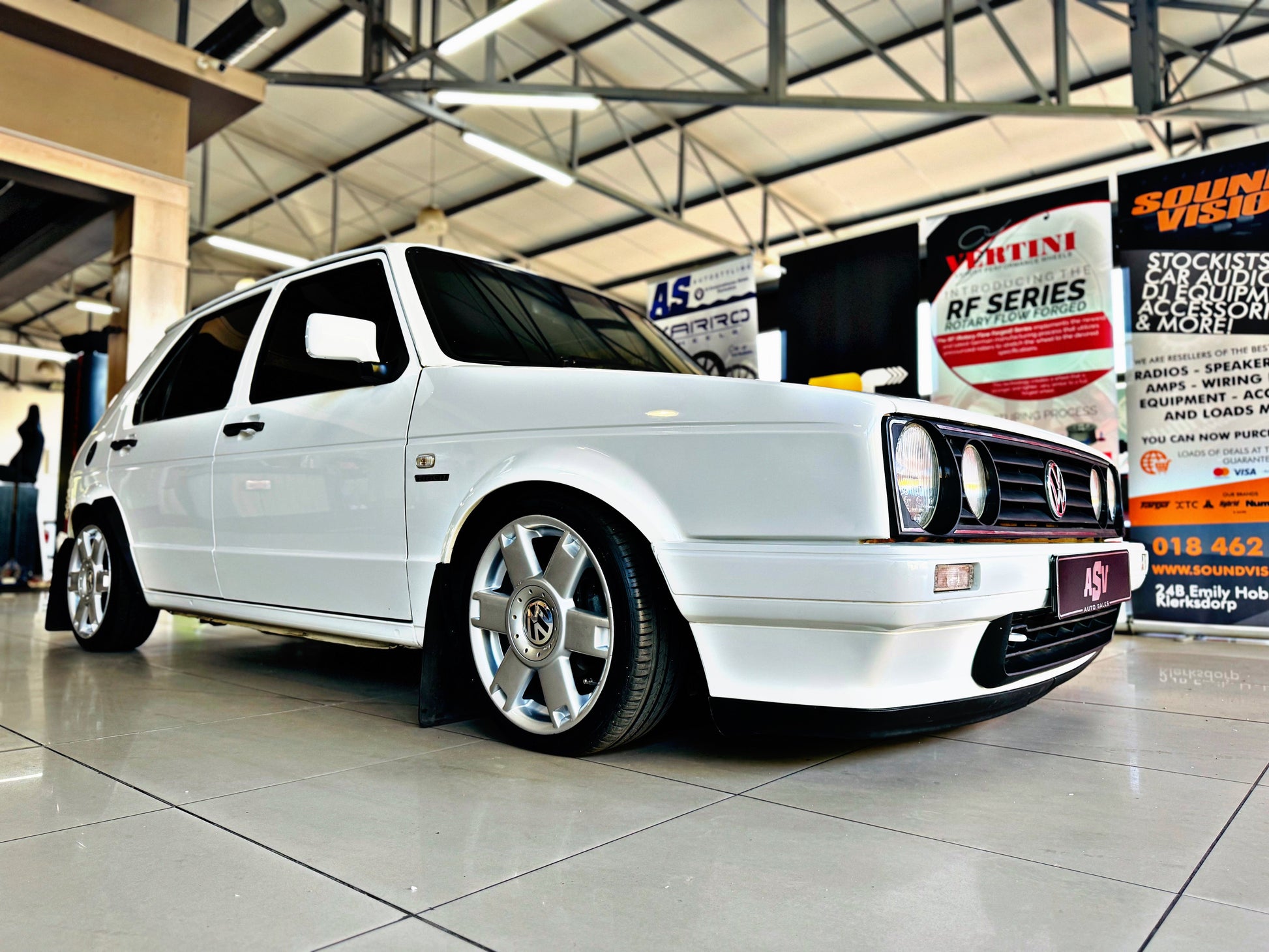 VW  ASV 2PCE PLASTIC FRONT SPOILER