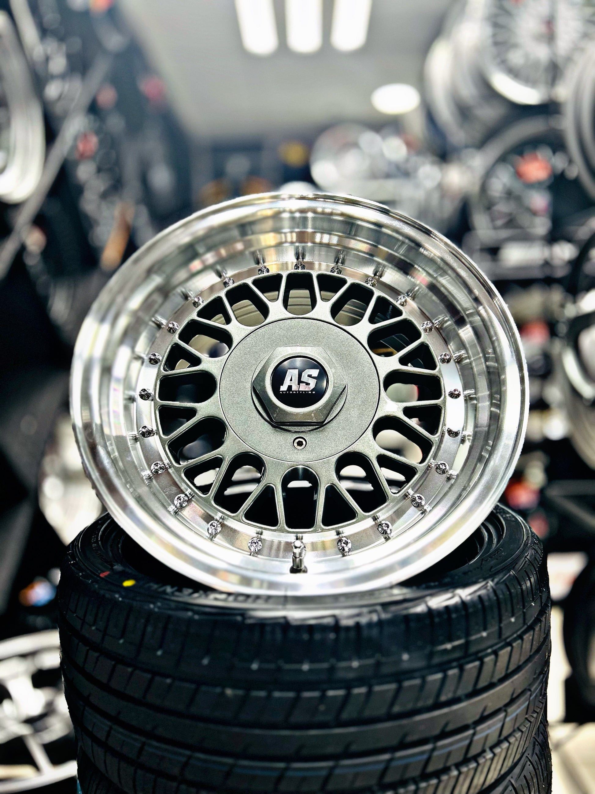 15” AS- BLAZE 4/100 4/108 GUNMETAL