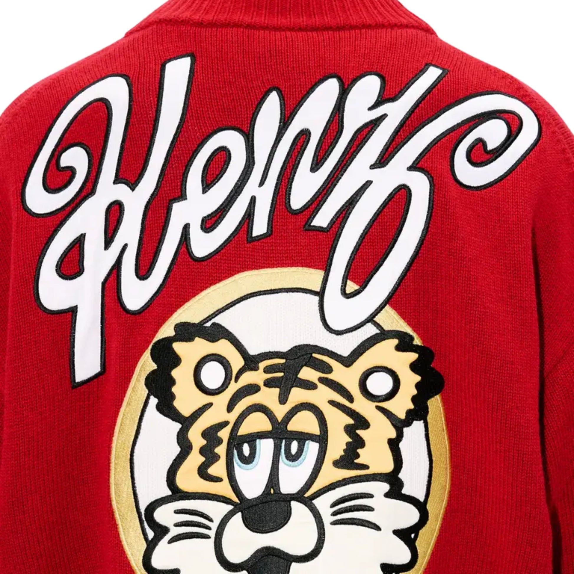 Kenzo Cardigan Logo Red