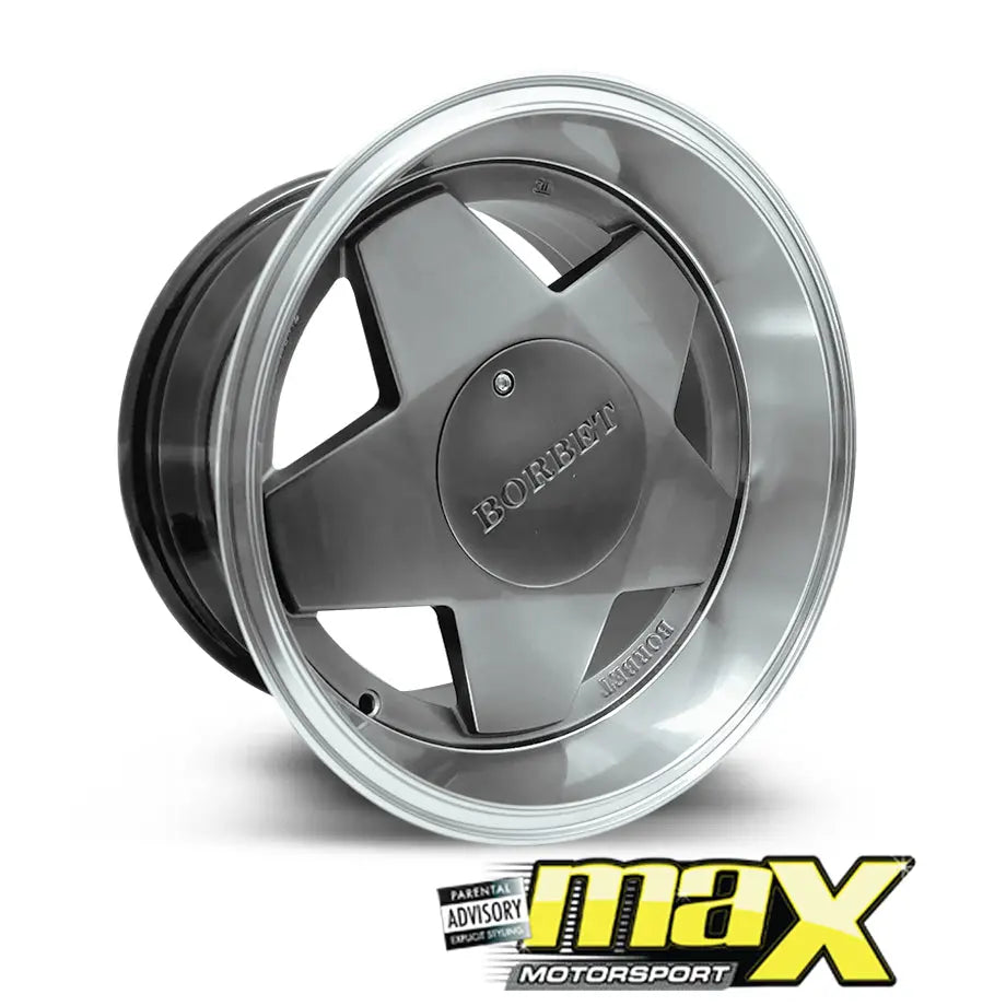 15 Inch Mag Wheel - MX1216-F Bobet Style Wheel (4x100/4x108 PCD)
