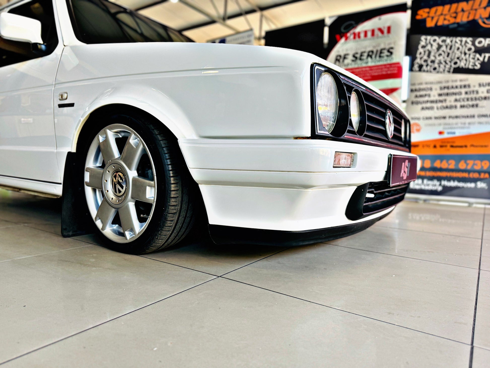 VW  ASV 2PCE PLASTIC FRONT SPOILER