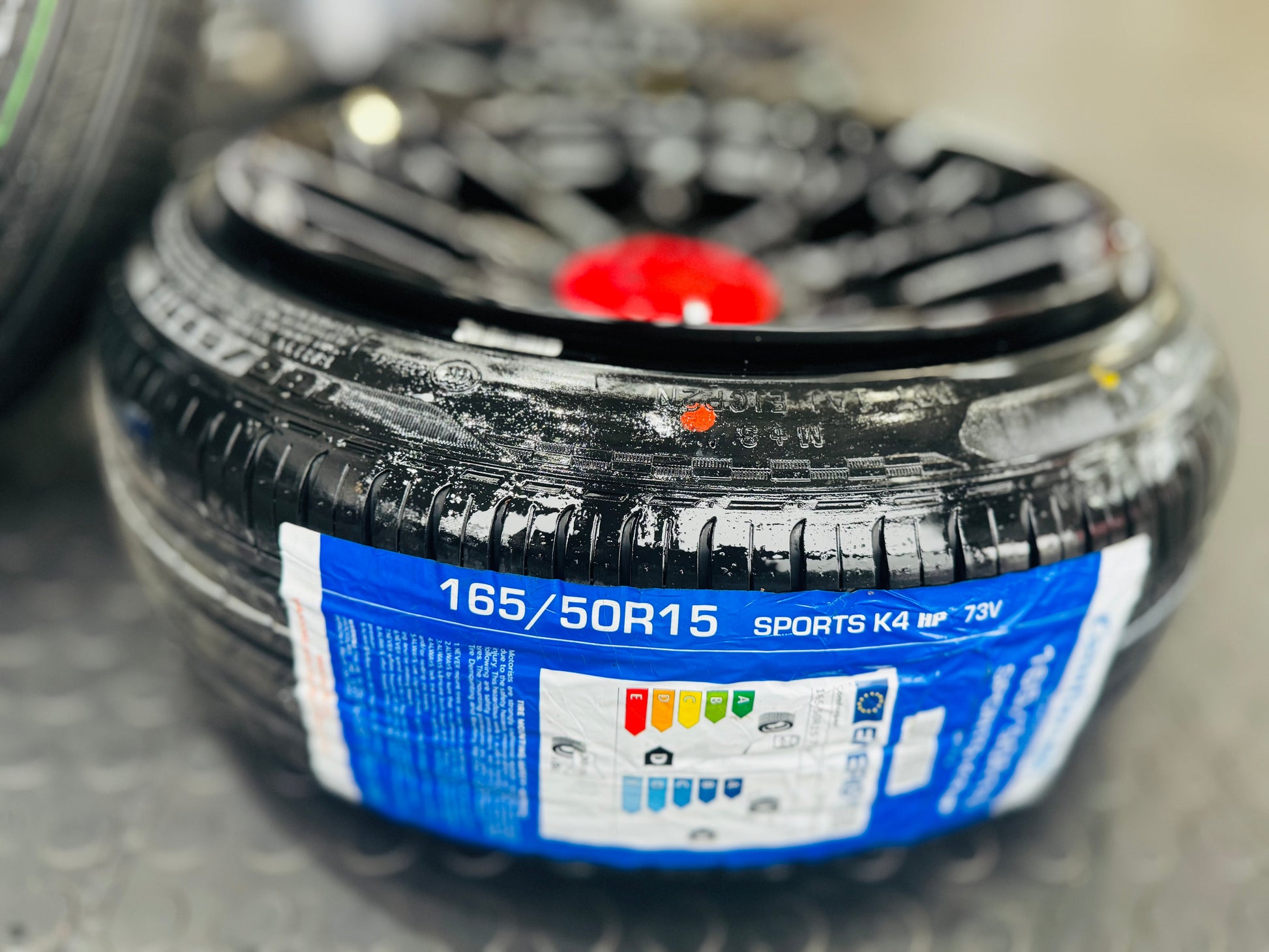 RIM & TYRE COMBO DEAL 15” RSE 4/100 & 4/114 + 165/50/15  COMFORSER TYRES  - BRAND NEW