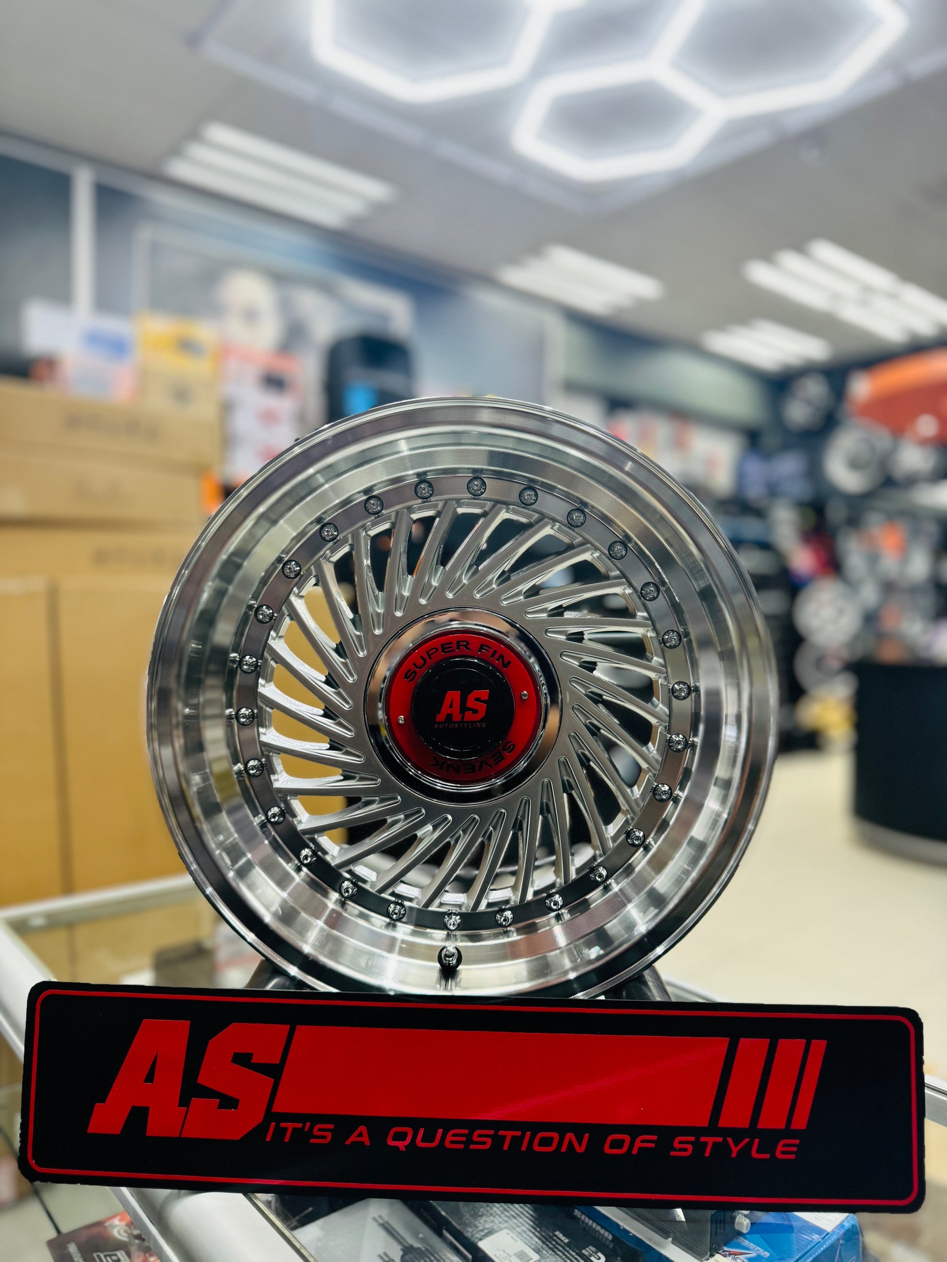 15” AS- SUPERFIN HYPER SILVER  4/100 4/114  wheels