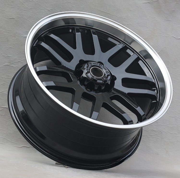 20” AS-F32JT246 6/139 BLACK BAKKIE RIMS