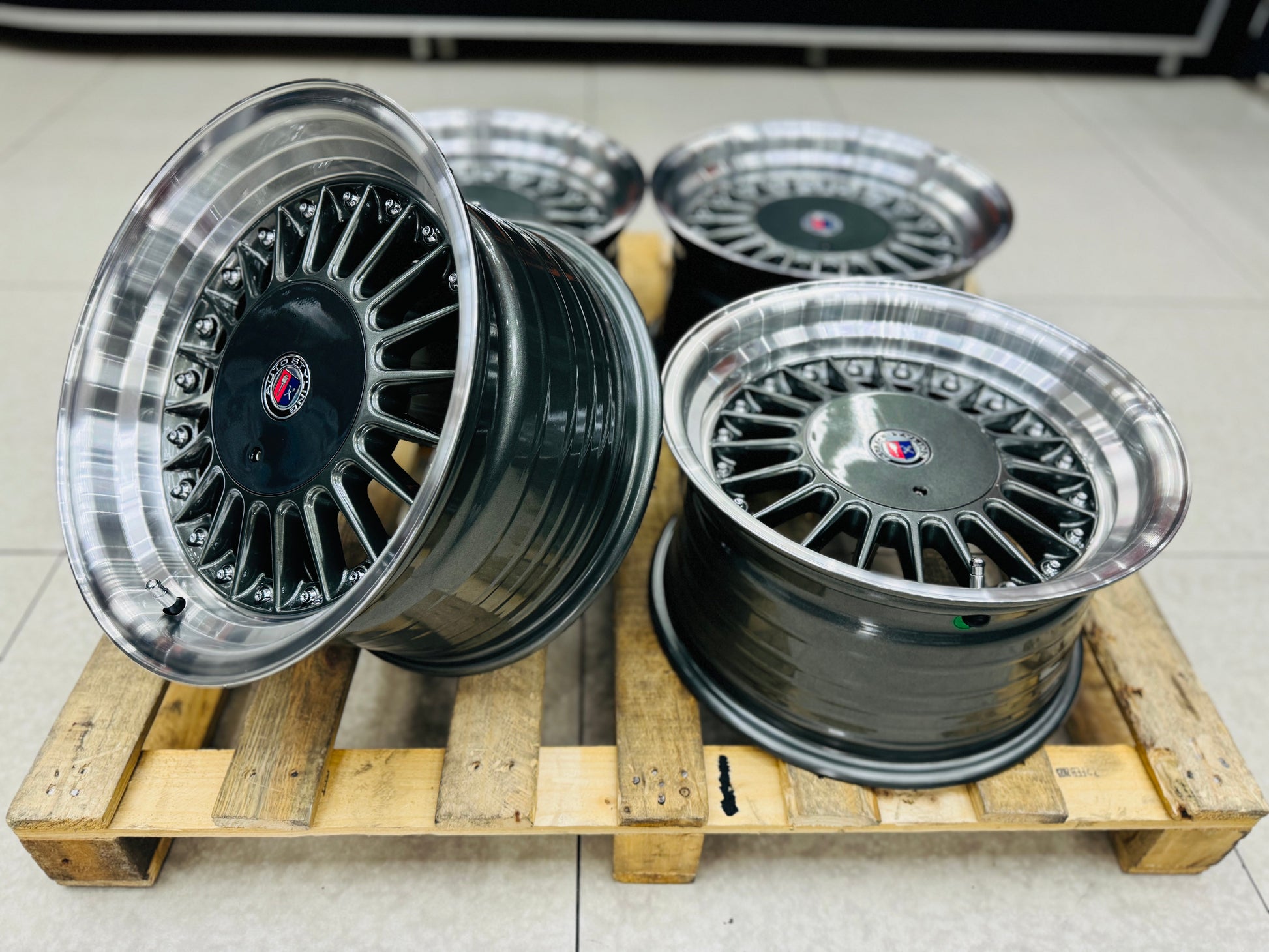 15” AS- ALPINA 4/100 & 4/114 wheels grey