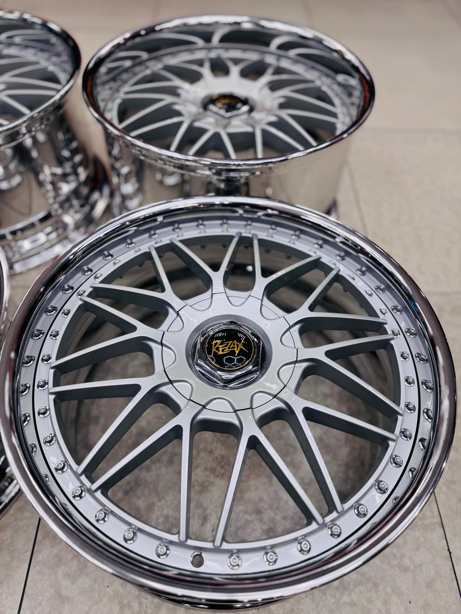 20” REZAX 2pce split forged  wheels