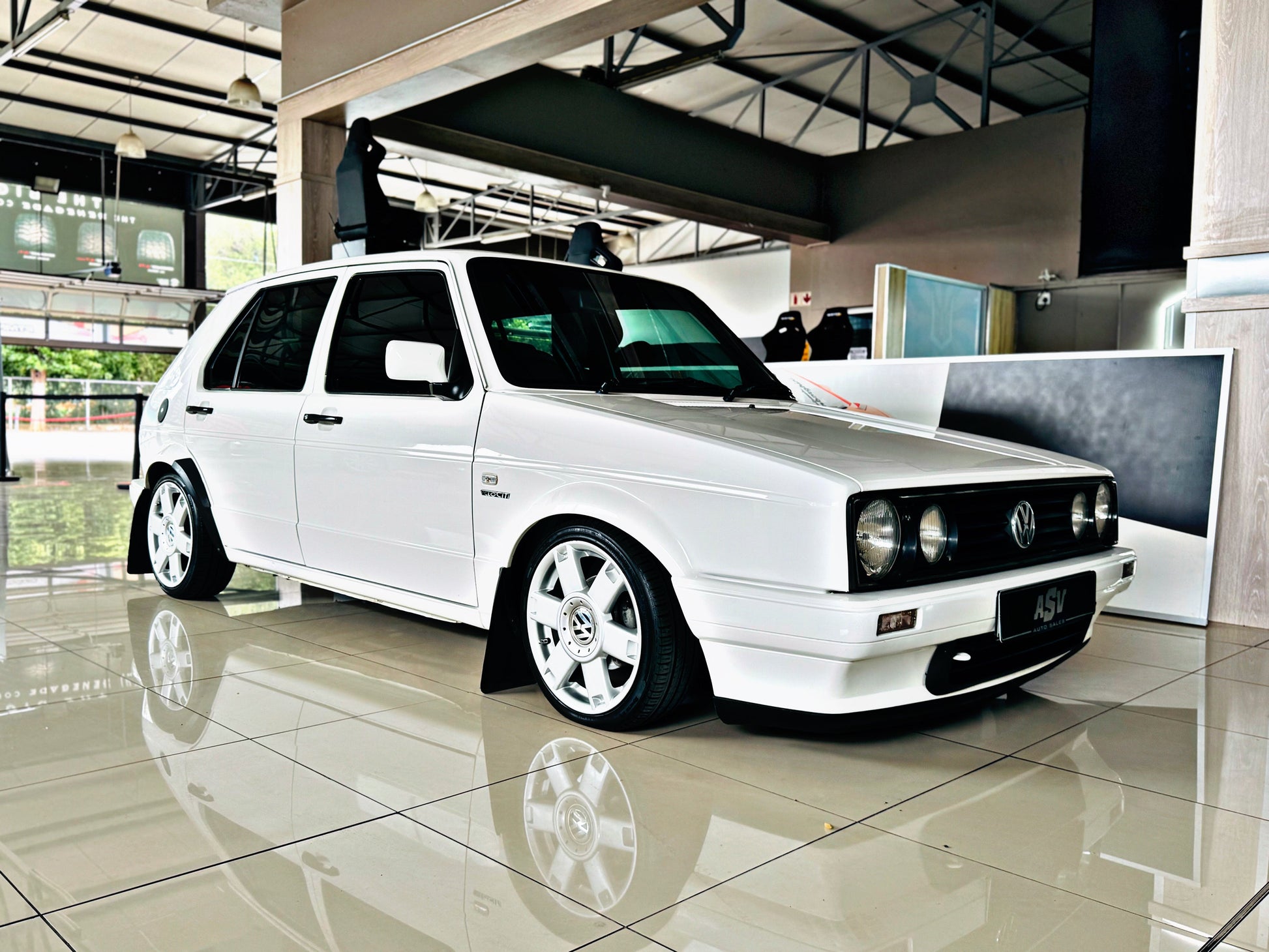 VW  ASV 2PCE PLASTIC FRONT SPOILER