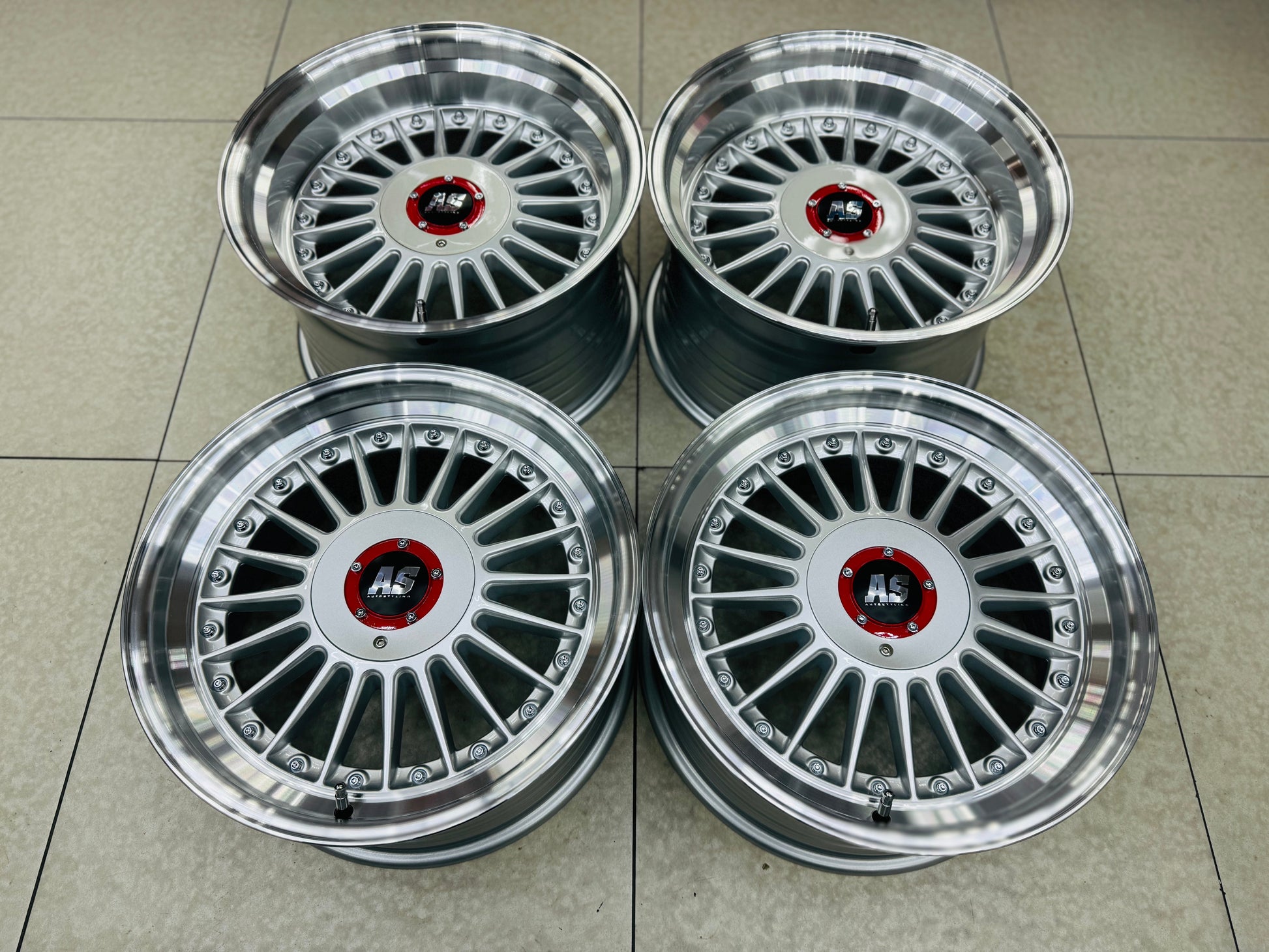 17'' NEW 10J AS-PINA SILVER 4/100 & 4/114 MULTI PCD
