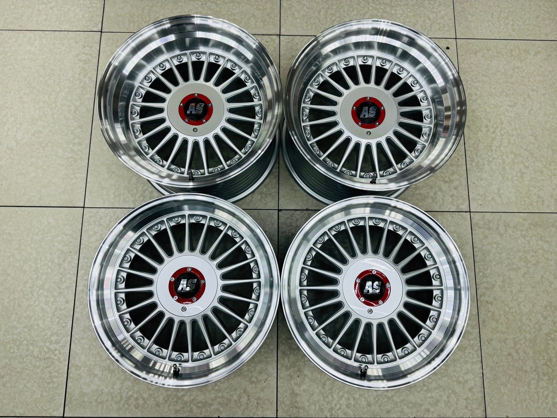 17'' NEW 10J AS-PINA SILVER 4/100 & 4/114 MULTI PCD