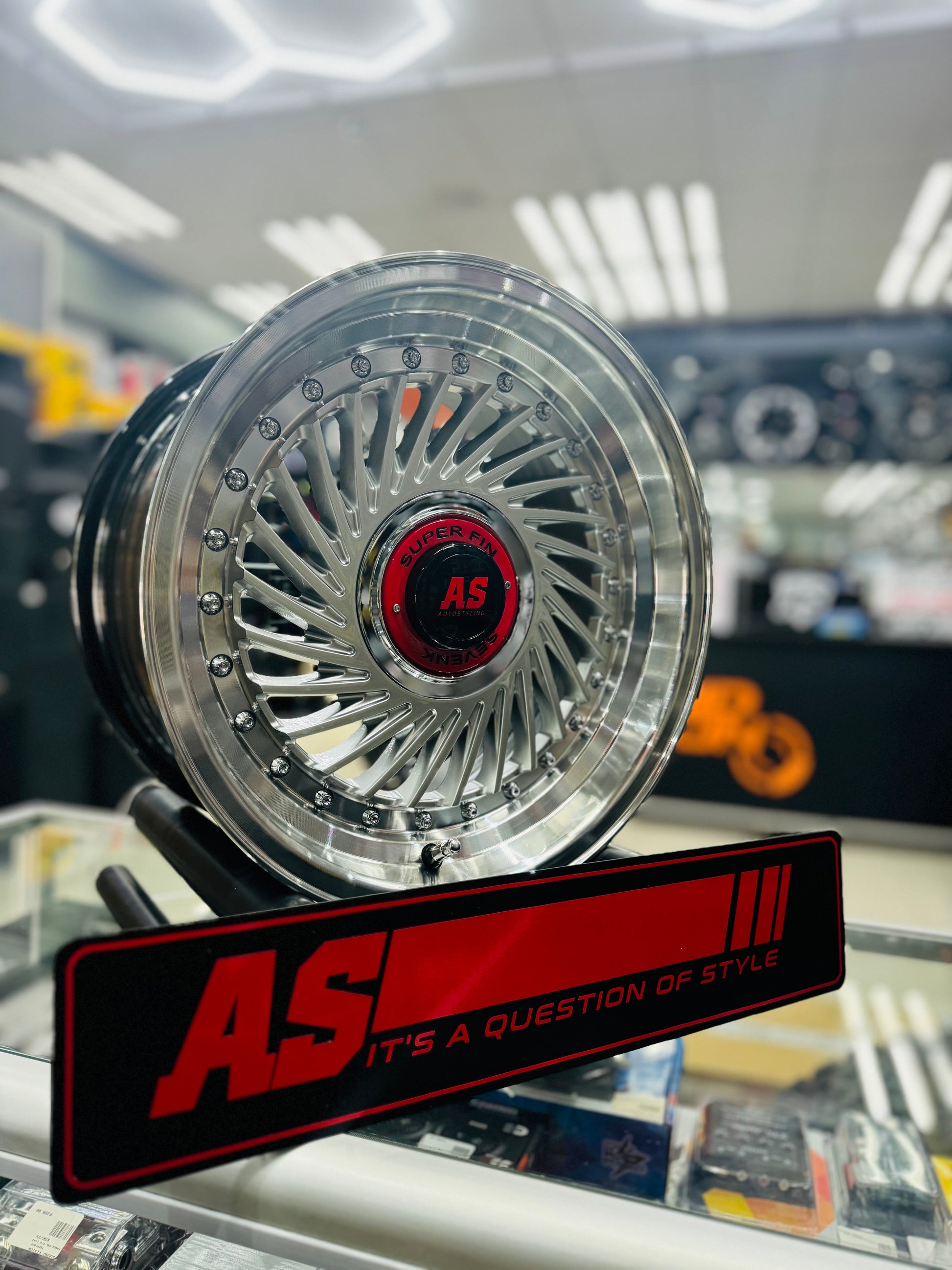 15” AS- SUPERFIN HYPER SILVER  4/100 4/114  wheels