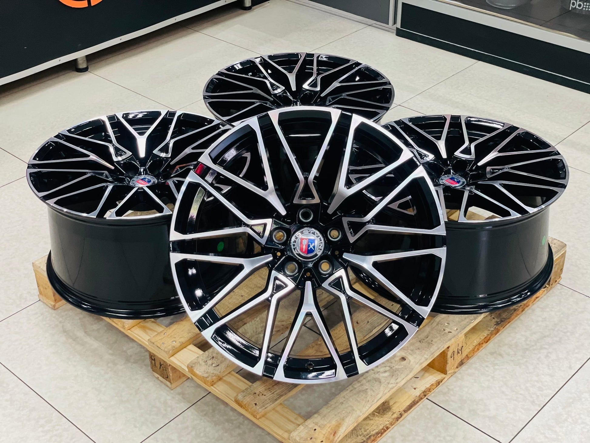 20” AS- BM X5 5063  5/120 BLACK MACHINE FACE