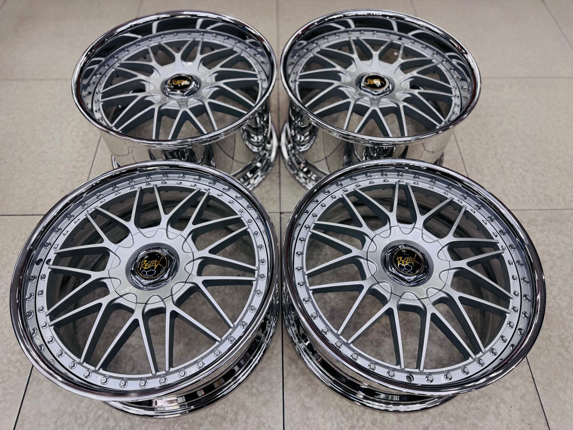 20” REZAX 2pce split forged  wheels