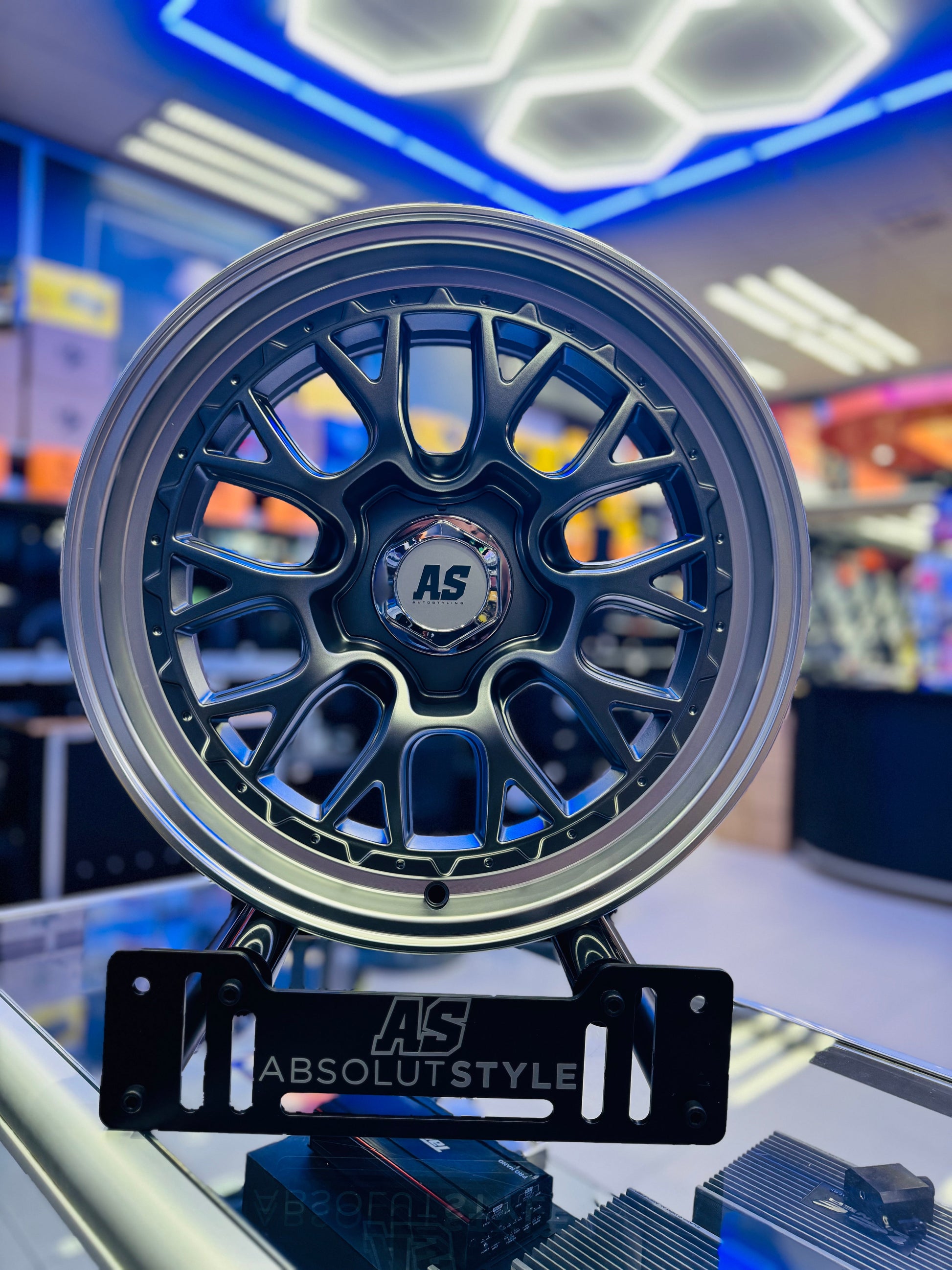 17" AS- LSR  5/100 MATT GREY WHEELS