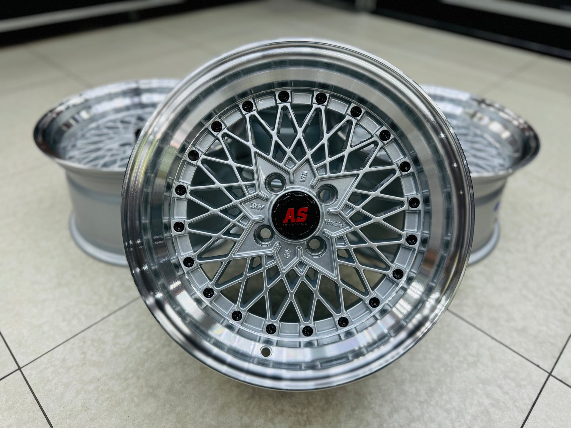 15” AS-SR 4/100 SILVER WHEELS