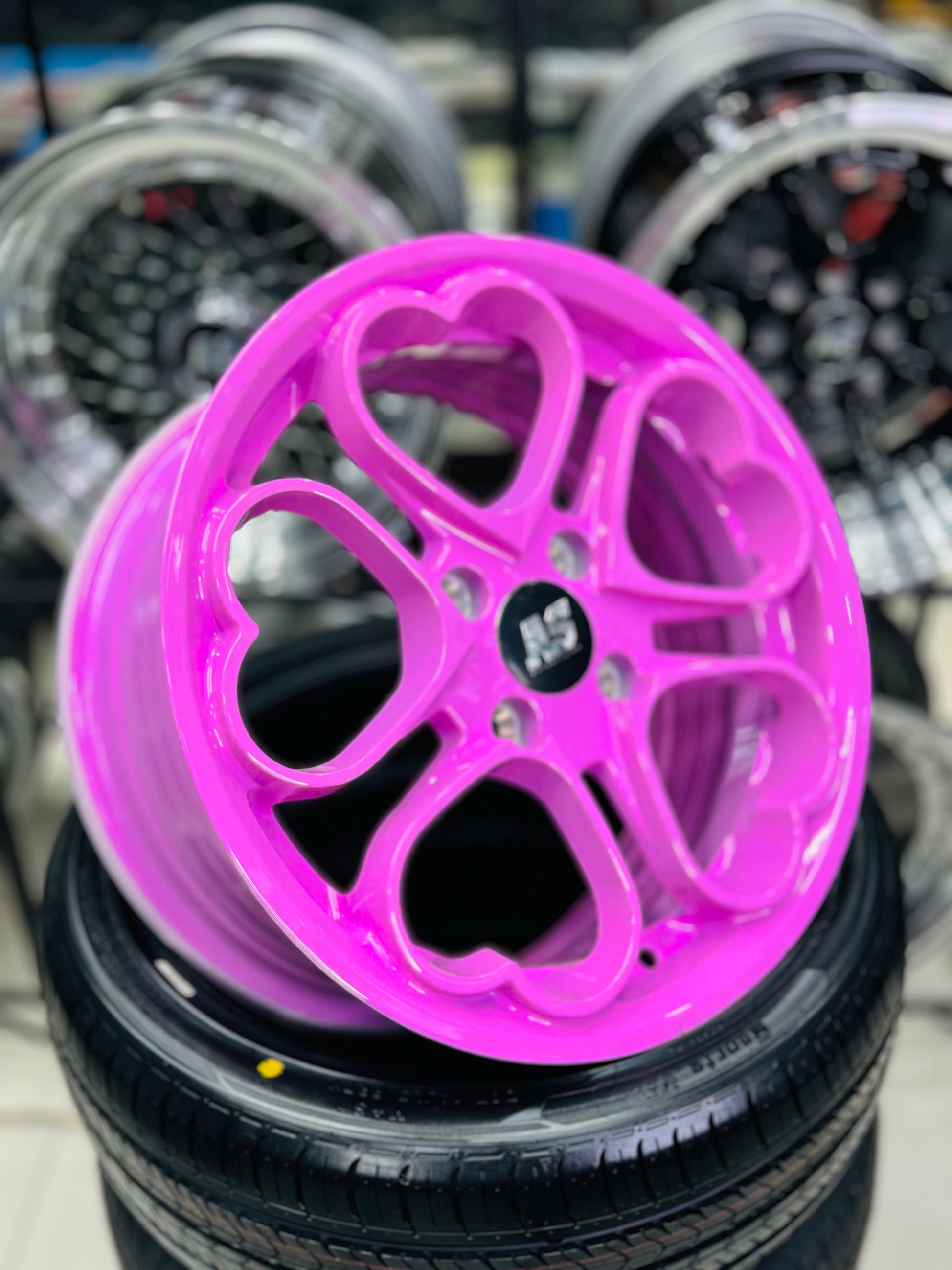 15” AS- HEARTS 6.5j 4/100 wheels