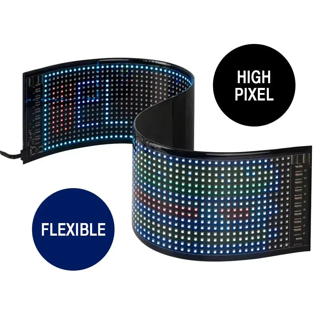 Customisable App Controlled LED Matrix Panel Display Screen - (100mm x 350mm)