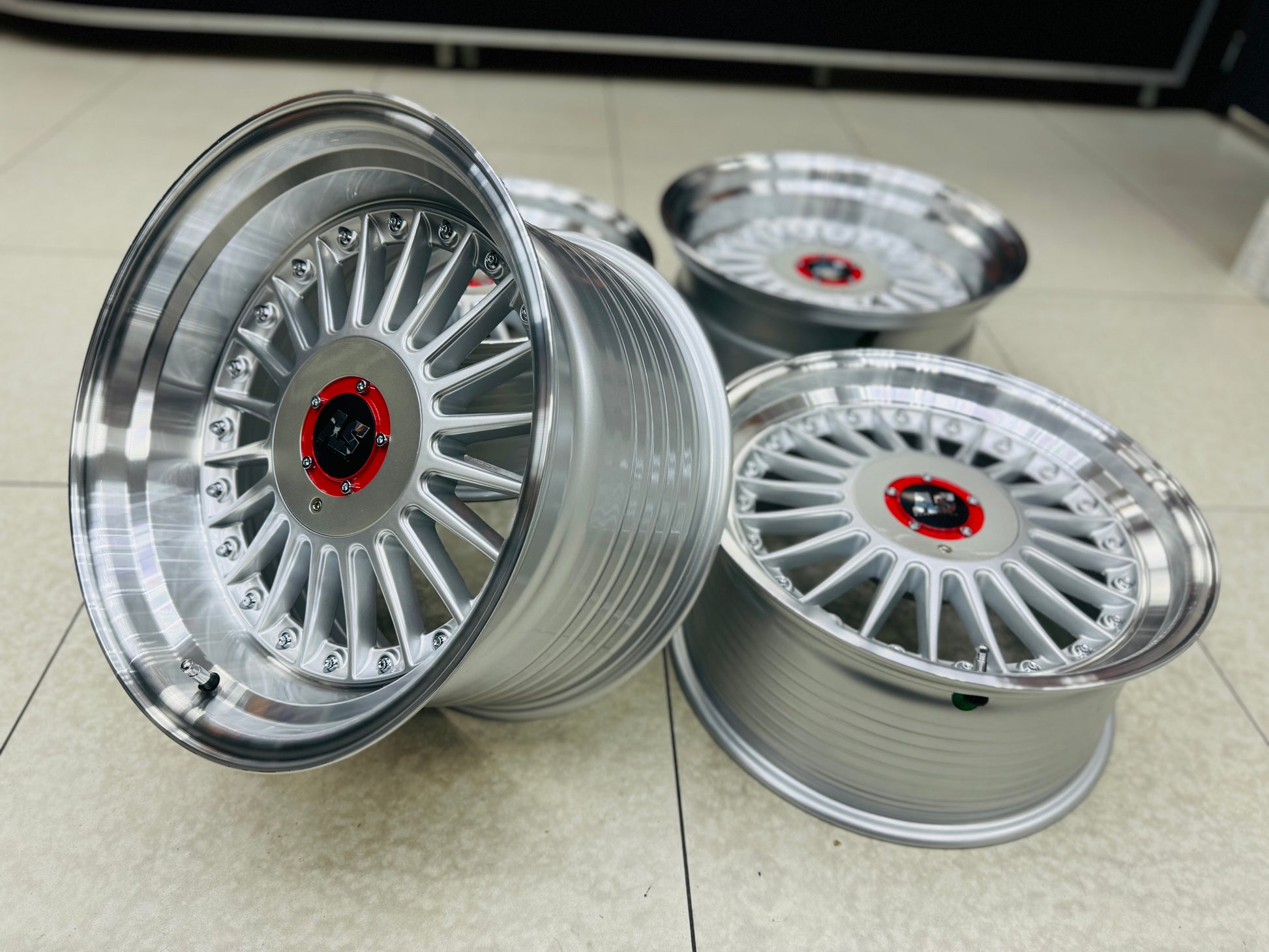 17'' NEW 10J AS-PINA SILVER 4/100 & 4/114 MULTI PCD