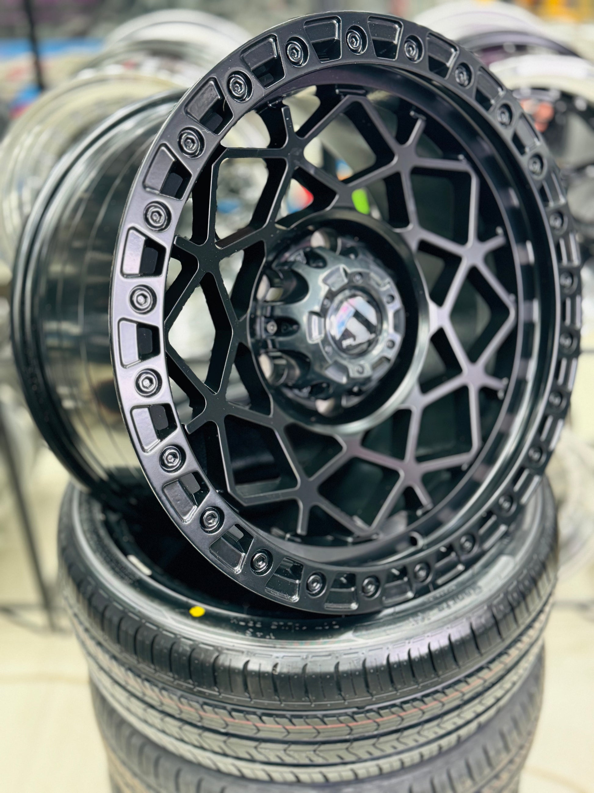 17” AS-DX055 4x4 rims  6/139 9J  et0