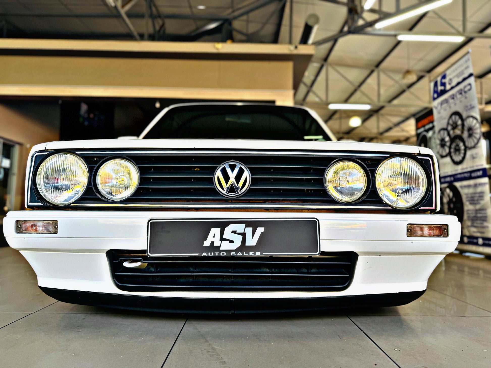 VW  ASV 2PCE PLASTIC FRONT SPOILER