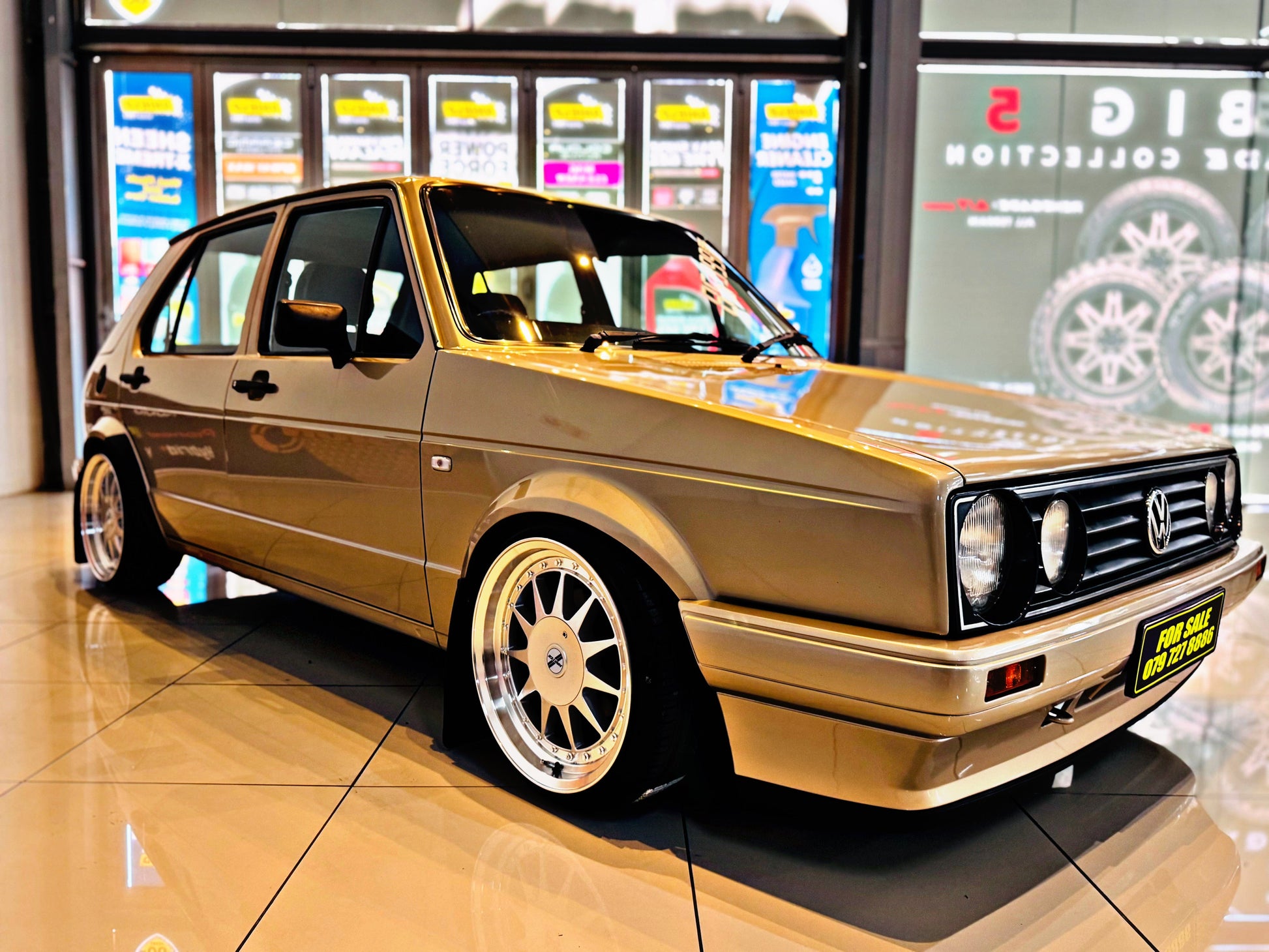 VW  ASV 2PCE PLASTIC FRONT SPOILER