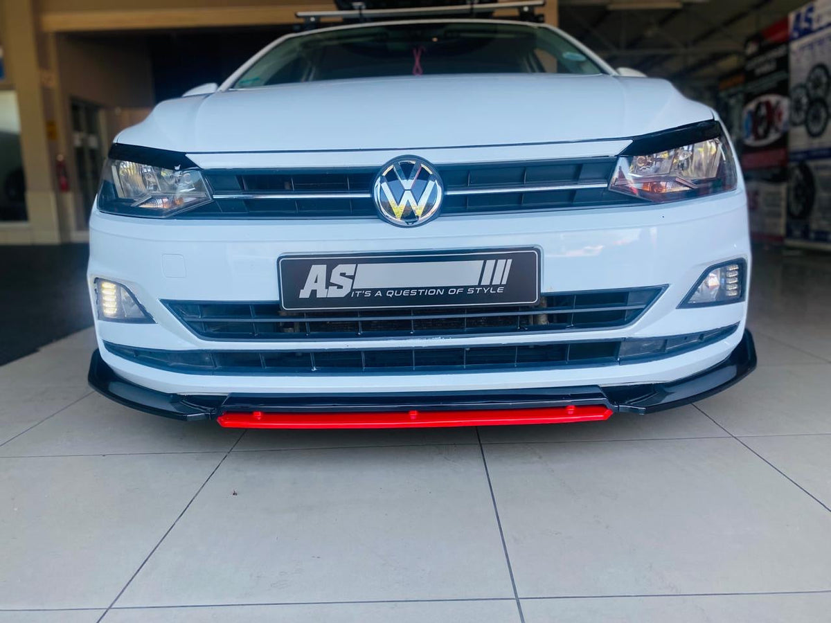 POLO 8 plastic 4pce front spoile