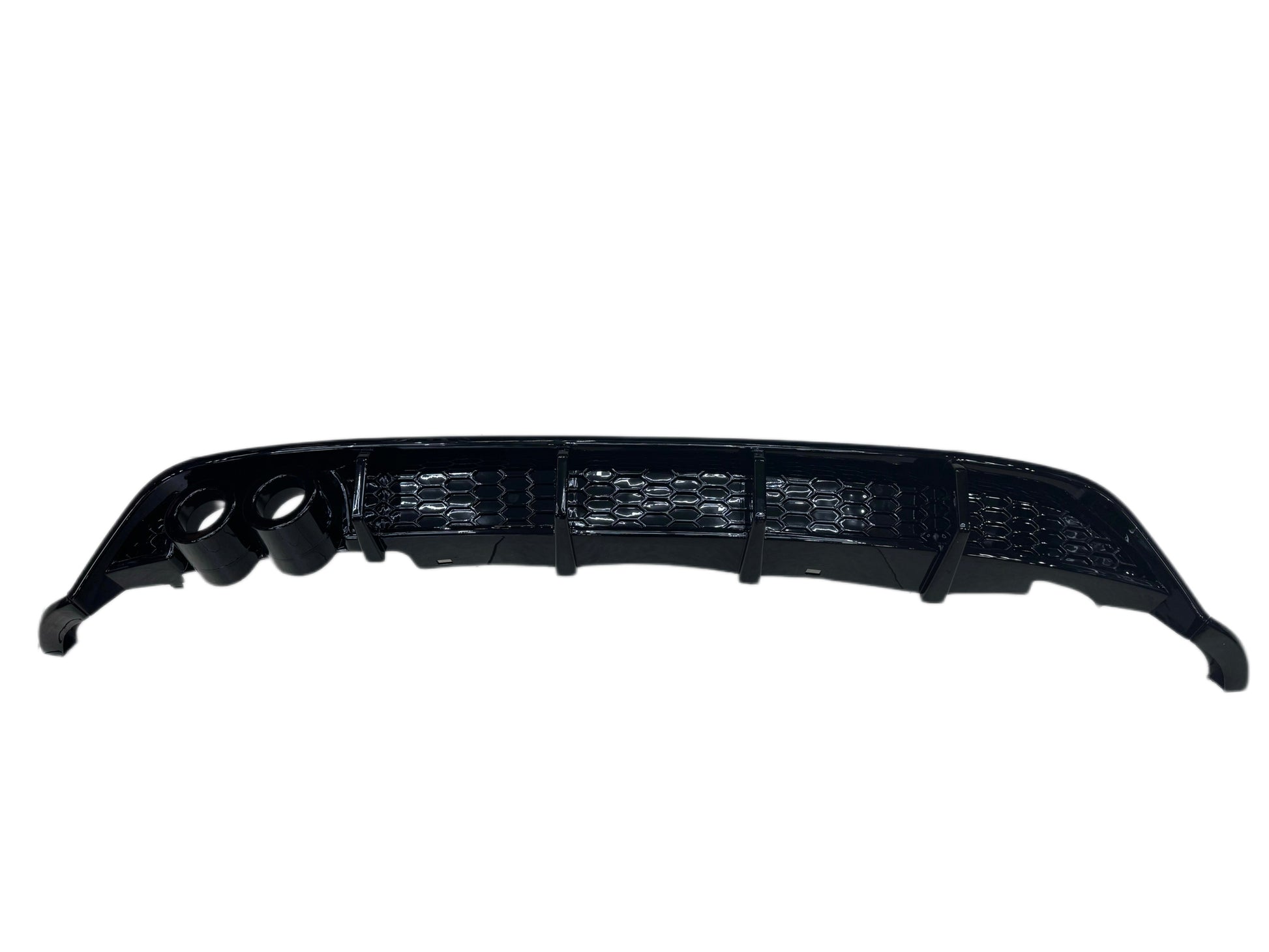 VW POLO 8 / AW TSI TO GTI STYLE AK REAR DIFFUSER GLOSS BLACK