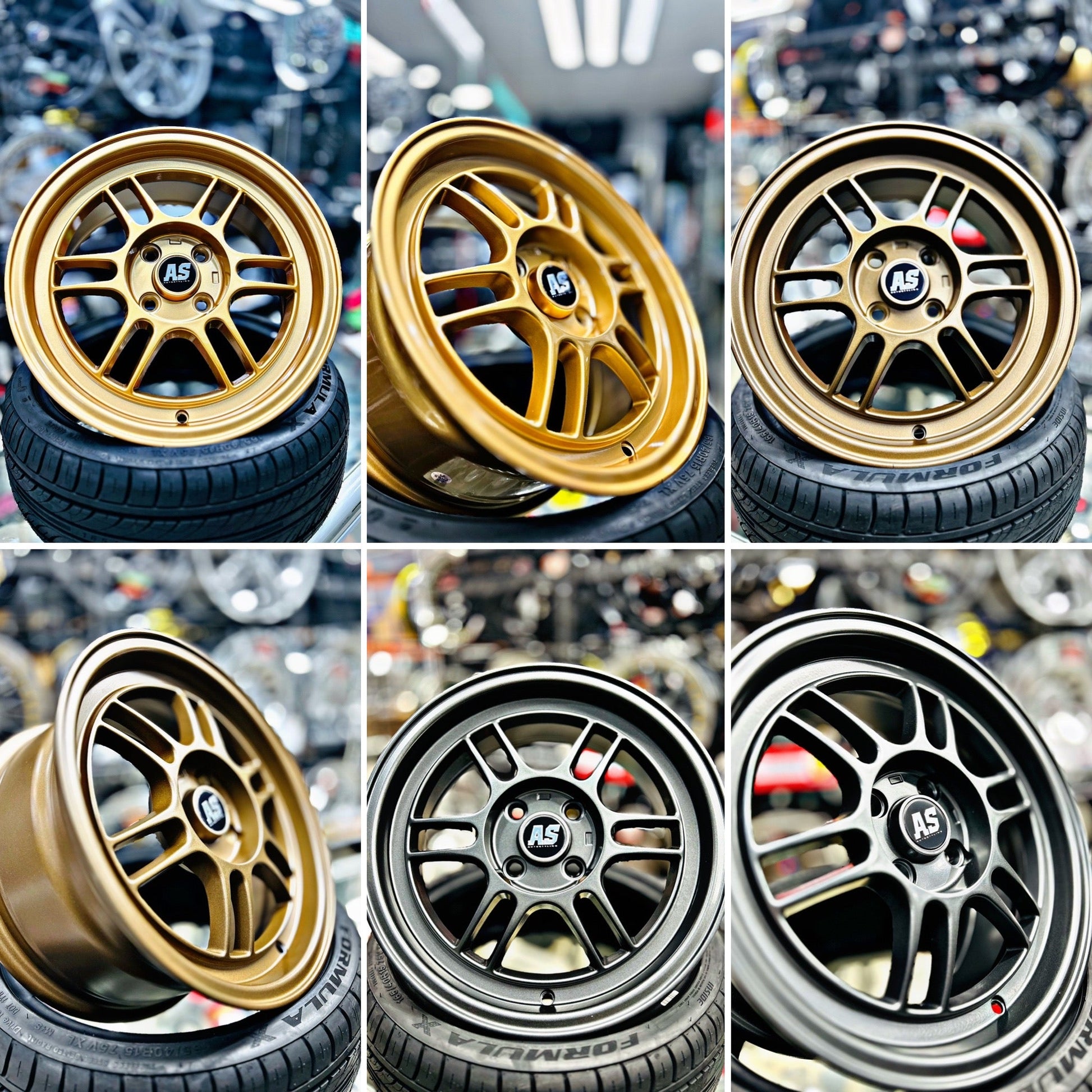 15” AS- ENKEI 7j 4/100 wheels