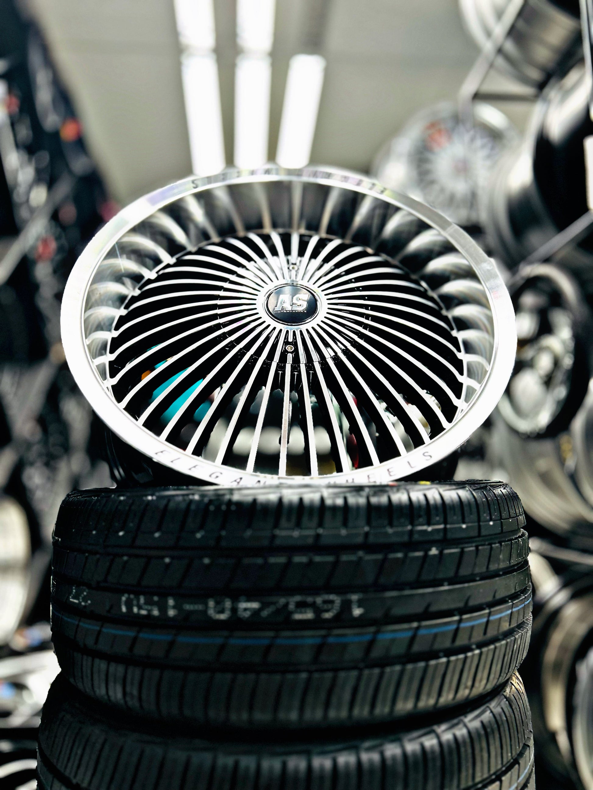 17” AS PROPELLER  4/100 & 4/114 silver wheels