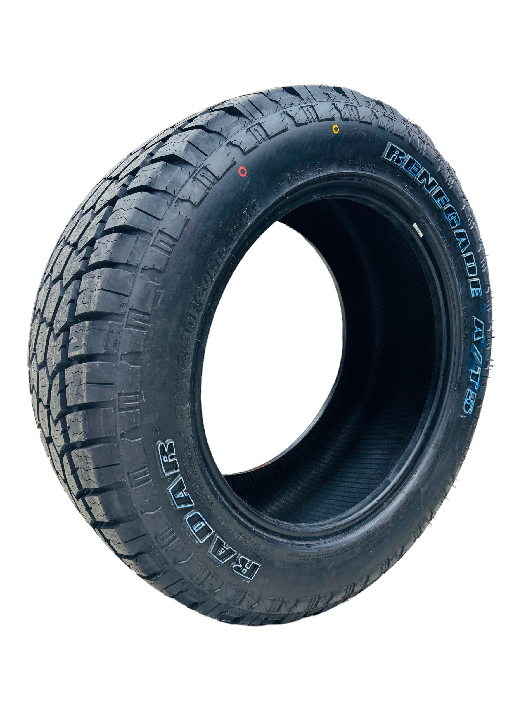 RADAR RENEGADE AT-5 33x12.5/20 TYRE WHITE LETTERS