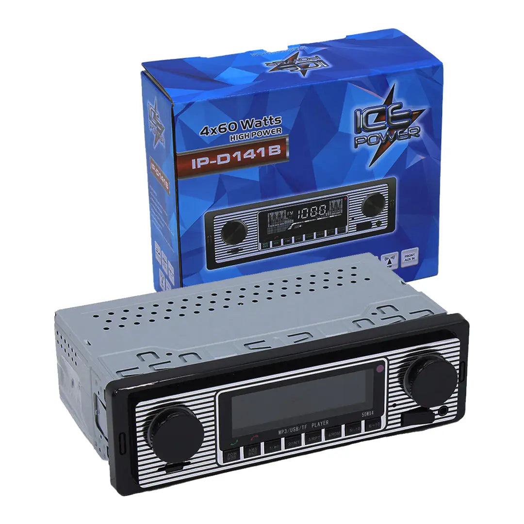 Ice Power IP-D141B Retro Look MP3/USB Media Player With Bluetooth