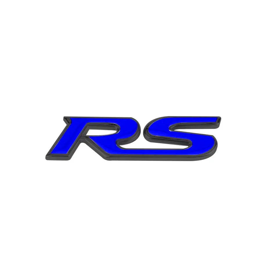 RS Logo - Steering Wheel Metal Badge (Blue)