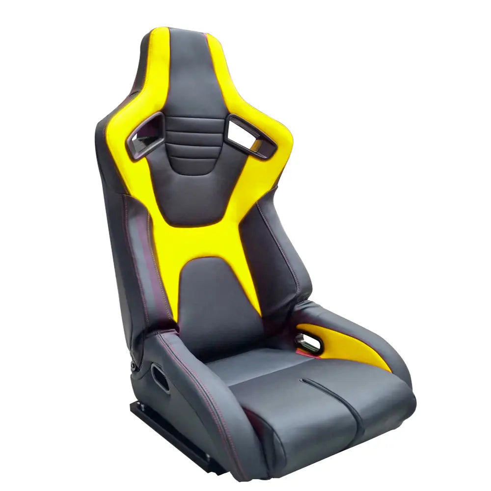Reclinable Wingback Racing Seats PVC (Pair)