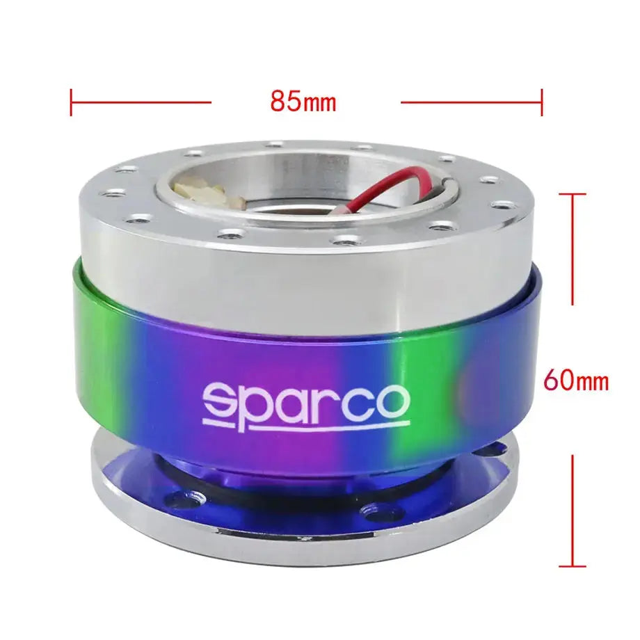 Sparco Quick Release Steering Wheel Hub Kit (Neo Chrome)