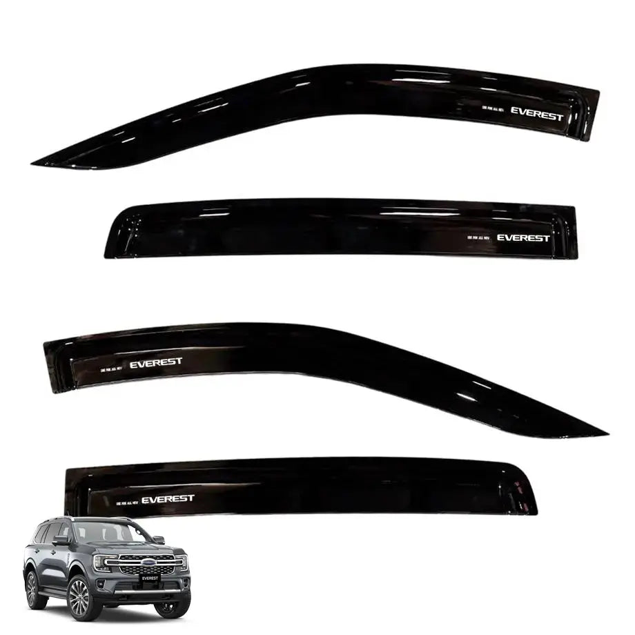 Suitable To Fit - Next Gen Everest (22-On) Black Windshields (4-Piece)
