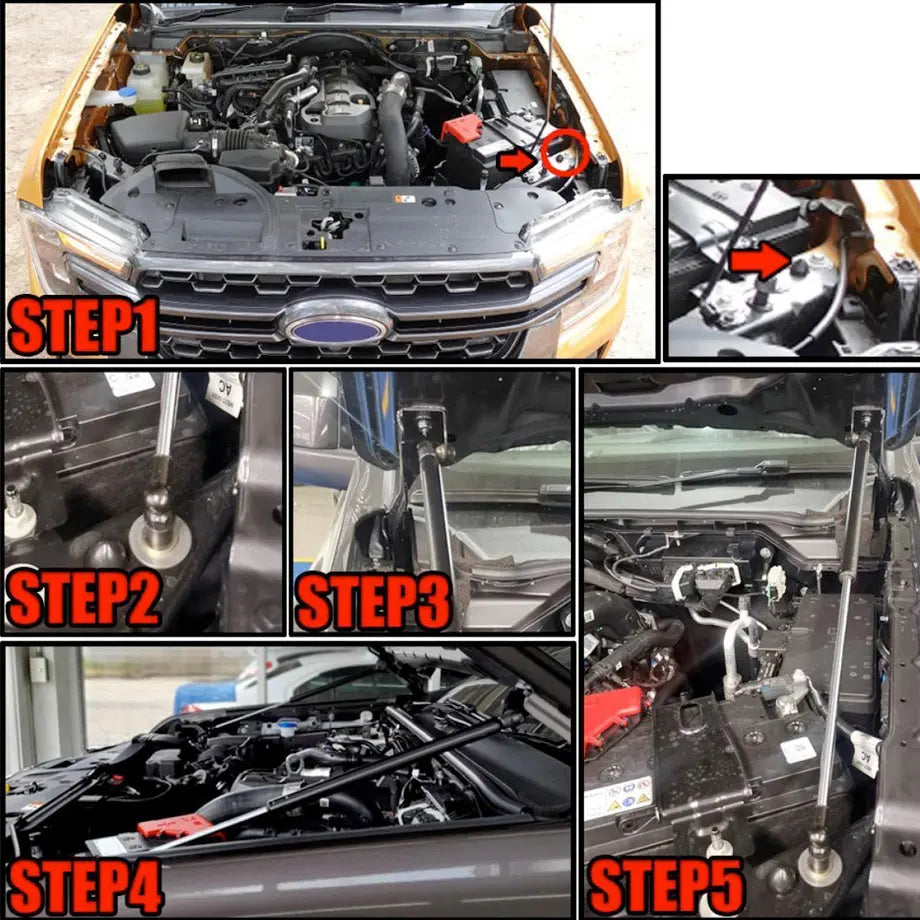 Suitable To Fit - Ranger Next Gen (22-On) Bonnet Hood Lifter Shock