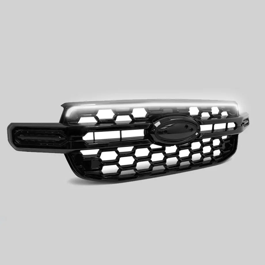 Suitable To Fit - Ranger Next Gen (22-On) Gloss Black DRL LED Upgrade Grille
