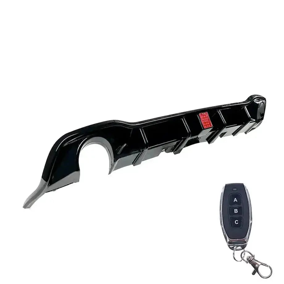 Suitable To Fit - VW Golf 8 GTI F1 Style Gloss Black Diffuser With Remote