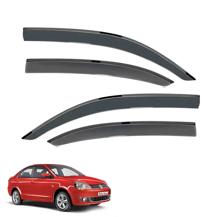 Suitable To Fit - VW Polo 9N3 / Vivo Sedan (05-17) Black Windshield (4-Piece)