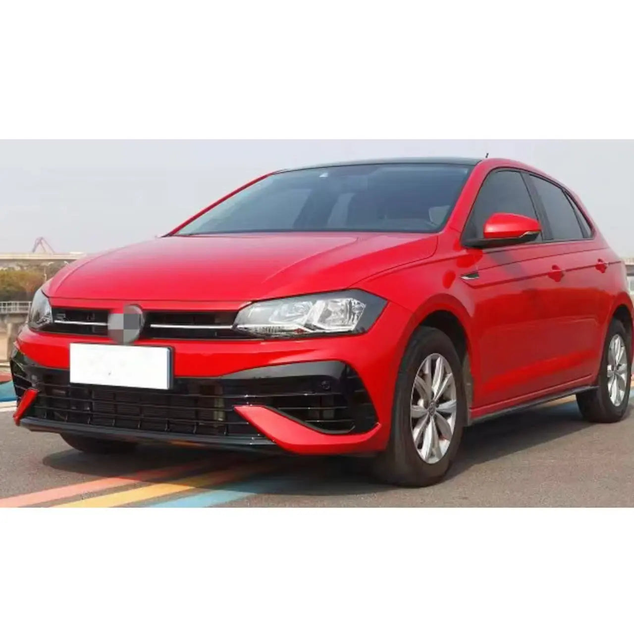 Suitable To Fit - V-W Polo 8AW (18-22) Golf 8R Style Plastic Front Bumper Upgrade