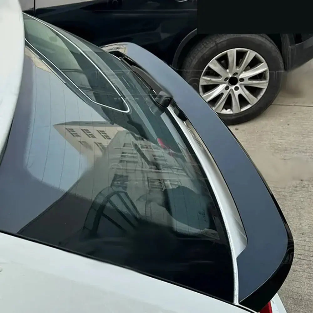 Suitable To Fit - VW Polo 8AW (19-22) Gloss Black Raised Rear Middle Wing Spoiler