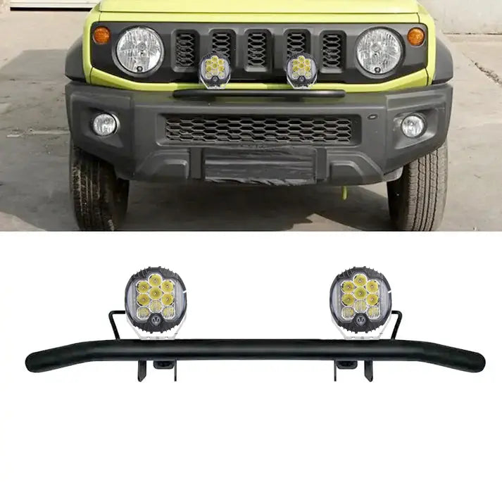 Suzuki Jimny (18-On) Bar Light Mount With Dual-Function LED Spotlights