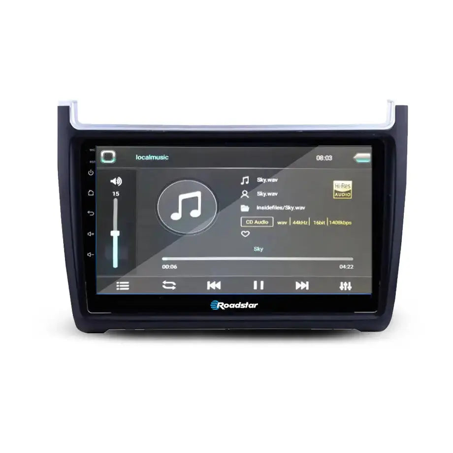 Suitable To Fit VW Polo 6 GTI / TSI (12-On) - 9 Inch Roadstar Android Entertainment & GPS System