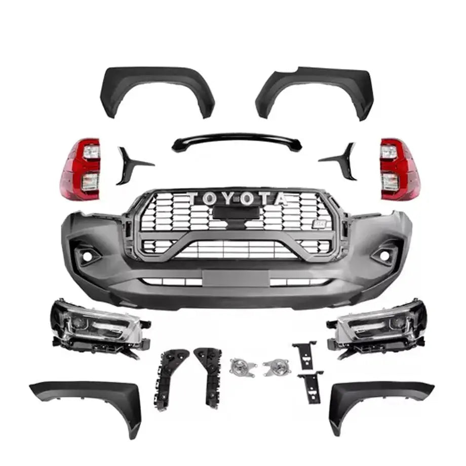 Toyota Hilux (15-20) GR Sport Style Conversion Body Kit Including Headlights & Taillights