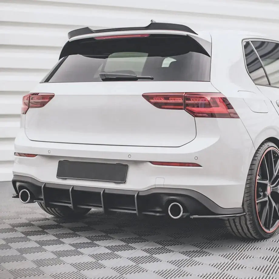 Suitable To Fit - VW Golf 8 GTI Maxton Style Rear Diffuser (21-On)