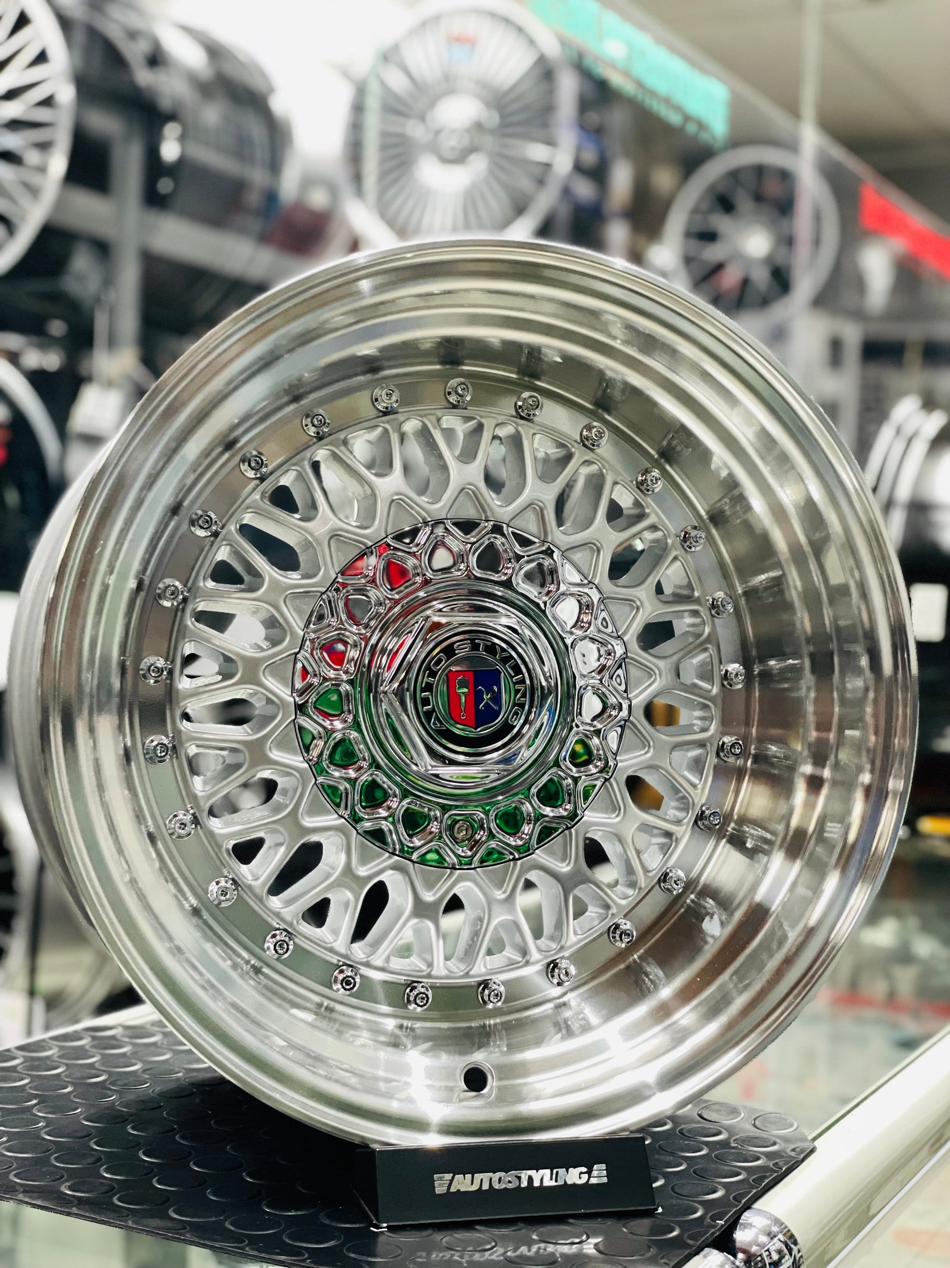 15” AS-MESH  4/100 4/114 SILVER 9J